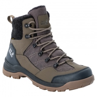 Jack Wolfskin Zimowe buty Cold Bay Mid Texapore (skóra, wodoodporne) brązowe męskie